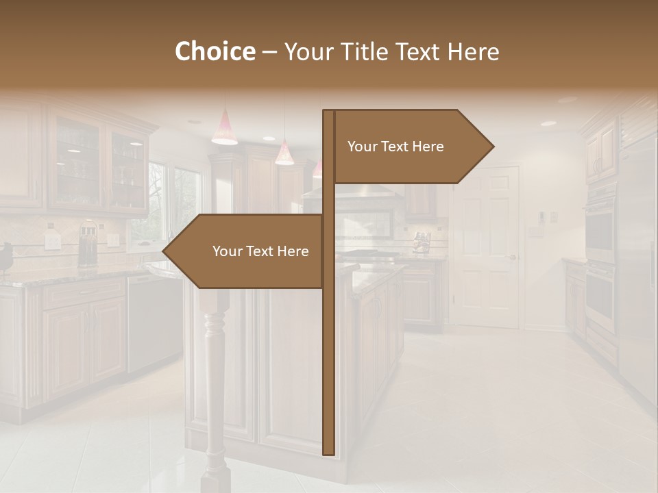 Eat Counter Luxury PowerPoint Template