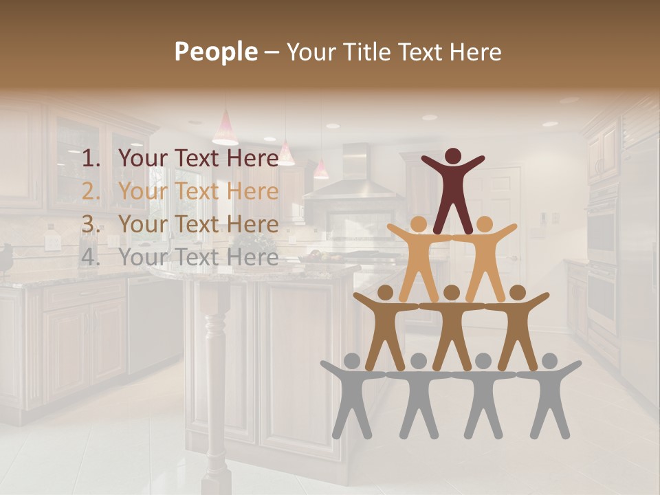 Eat Counter Luxury PowerPoint Template