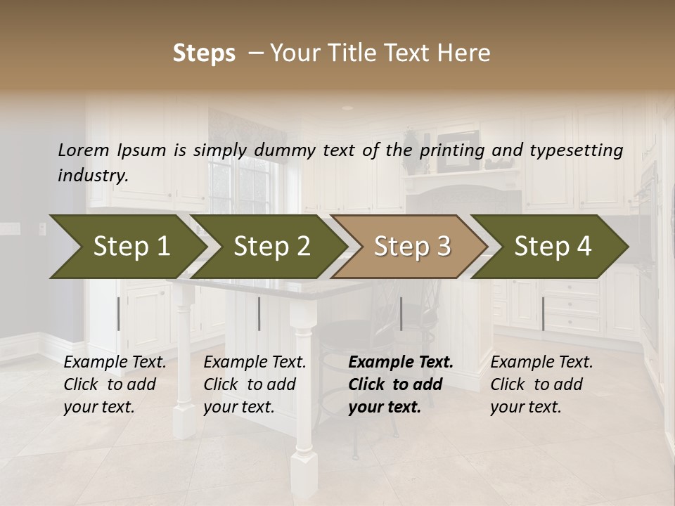 Luxury Living Floor PowerPoint Template