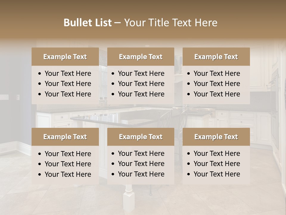 Luxury Living Floor PowerPoint Template