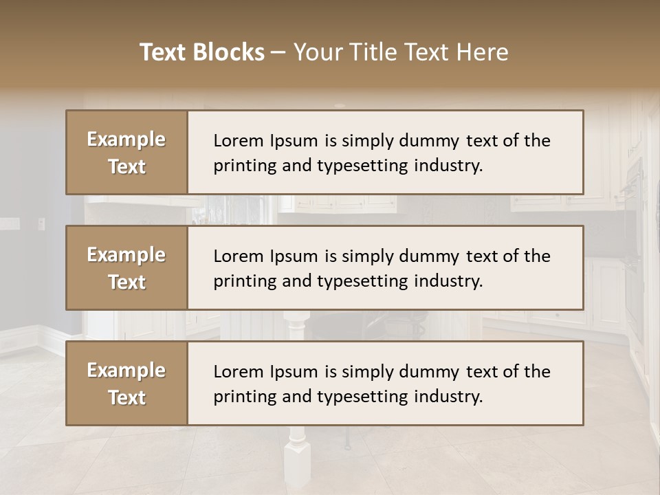 Luxury Living Floor PowerPoint Template