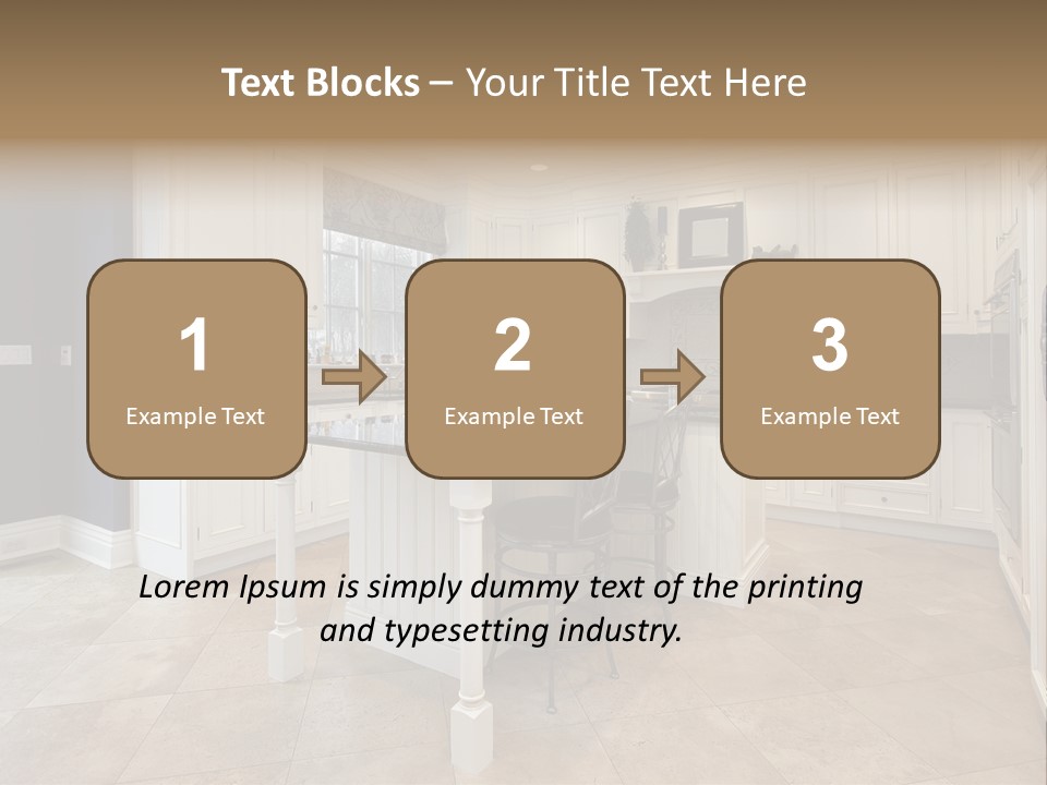 Luxury Living Floor PowerPoint Template