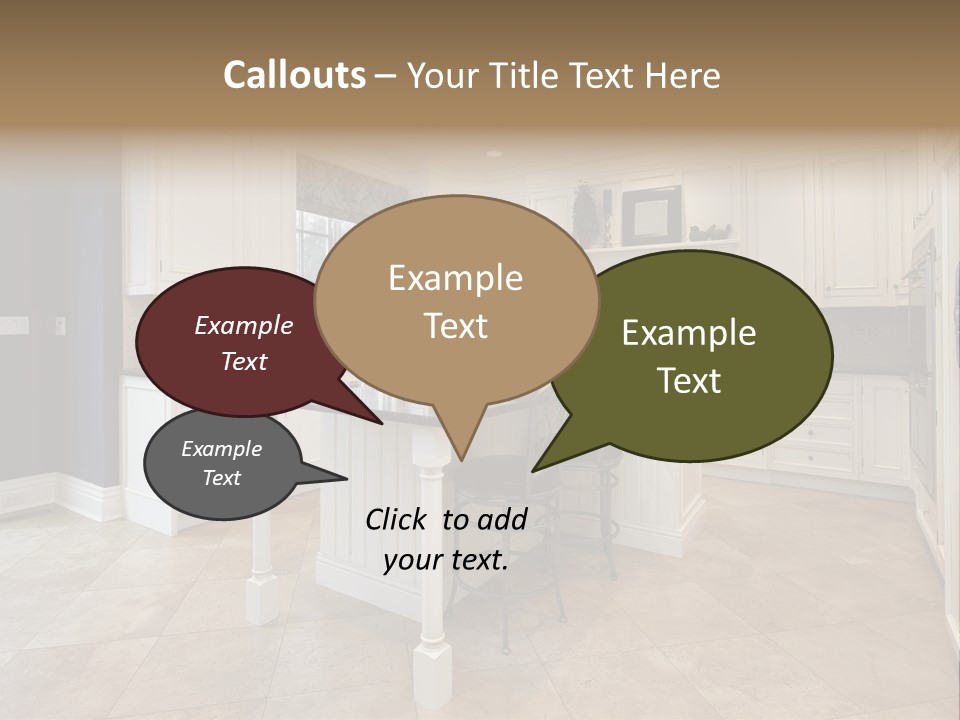 Luxury Living Floor PowerPoint Template