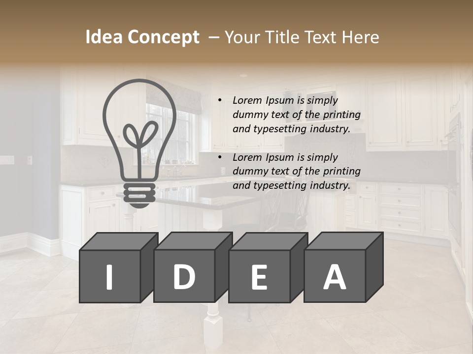 Luxury Living Floor PowerPoint Template