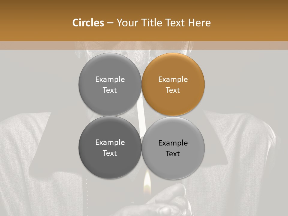 Male Face Habit PowerPoint Template