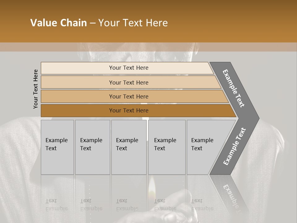 Male Face Habit PowerPoint Template