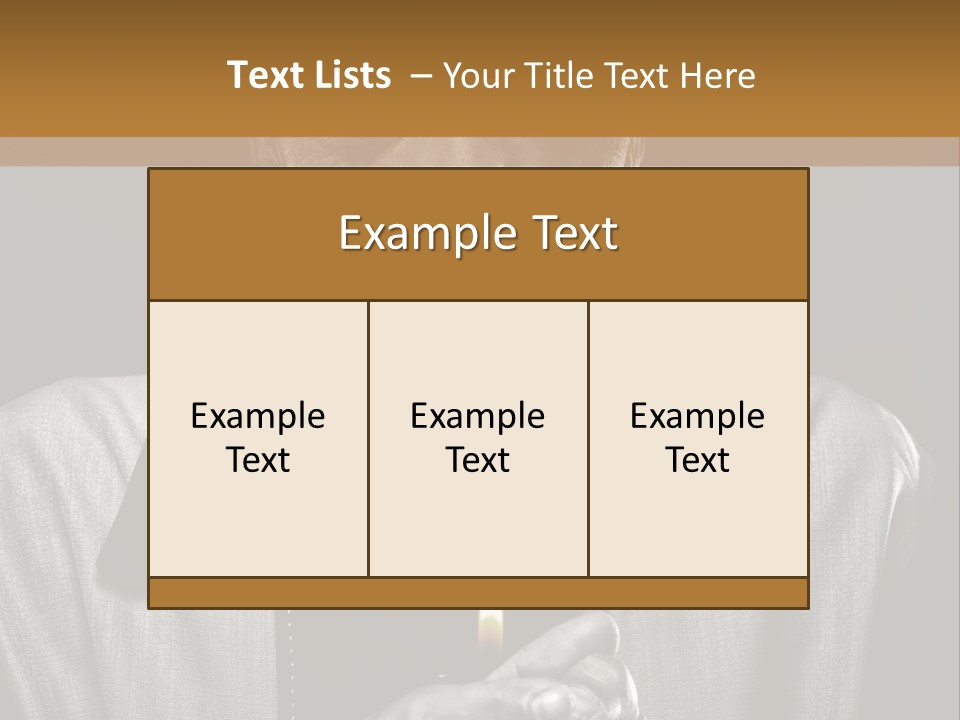 Male Face Habit PowerPoint Template