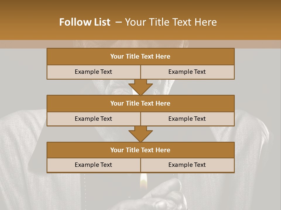 Male Face Habit PowerPoint Template
