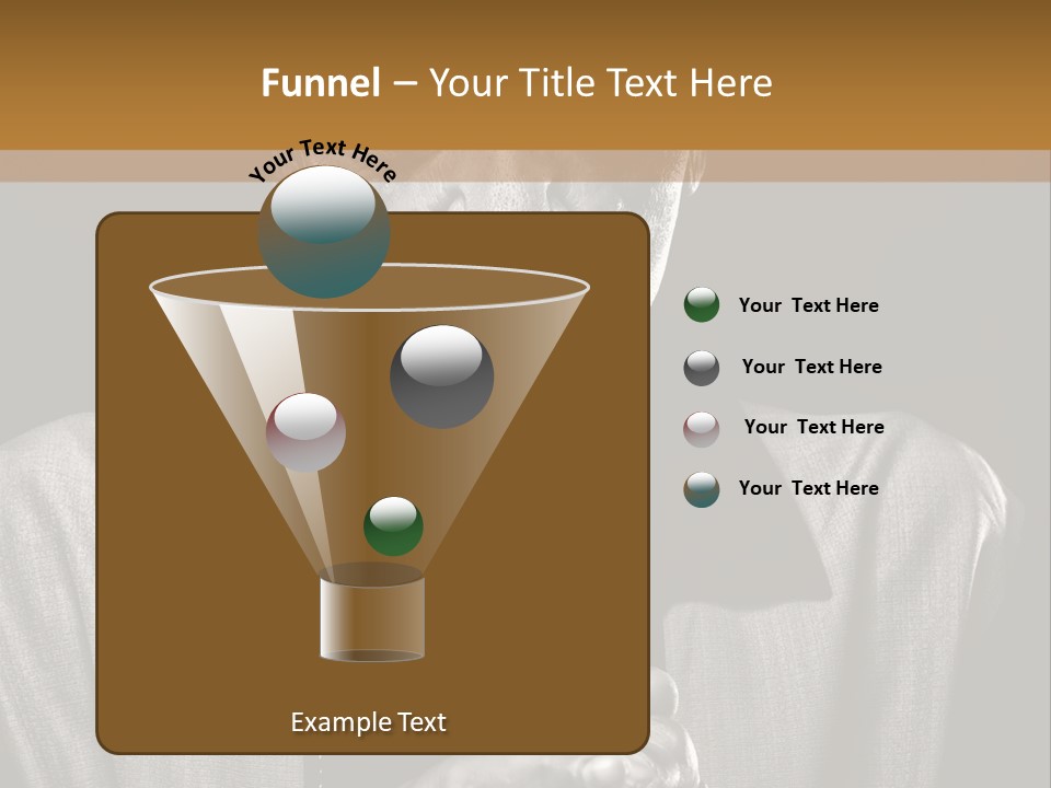 Male Face Habit PowerPoint Template
