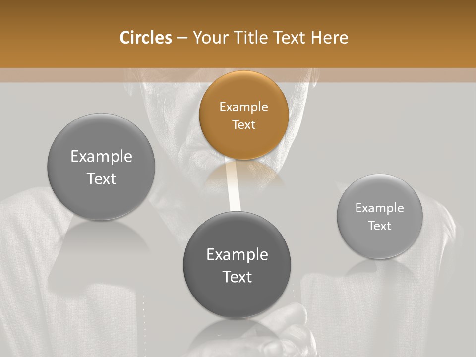 Male Face Habit PowerPoint Template