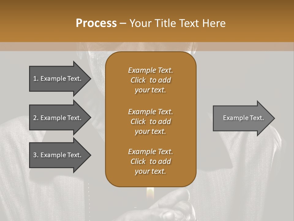 Male Face Habit PowerPoint Template