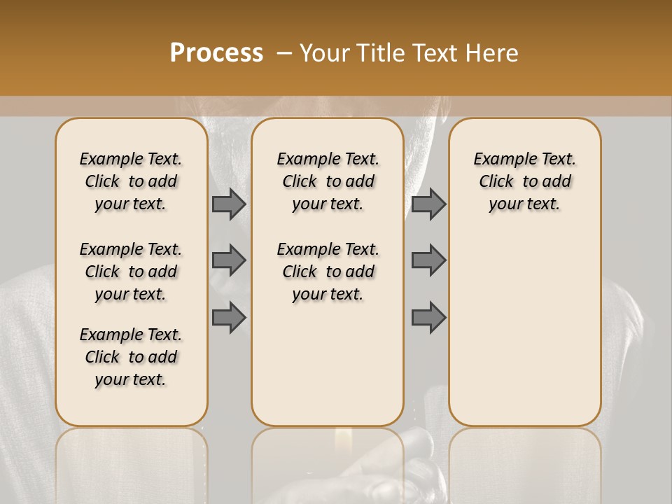 Male Face Habit PowerPoint Template