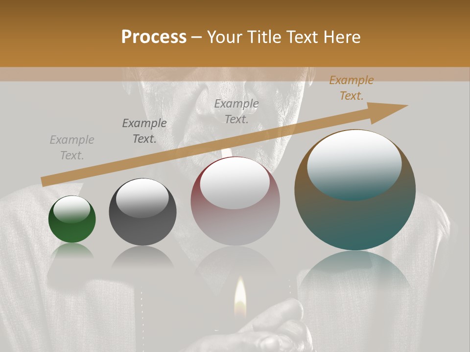 Male Face Habit PowerPoint Template