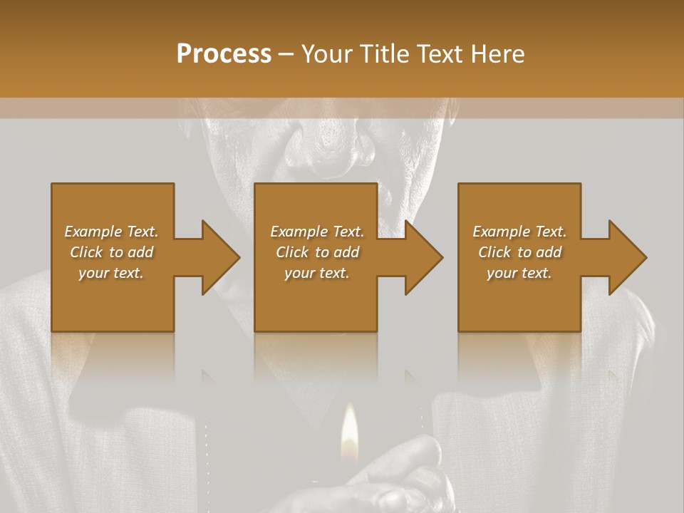 Male Face Habit PowerPoint Template