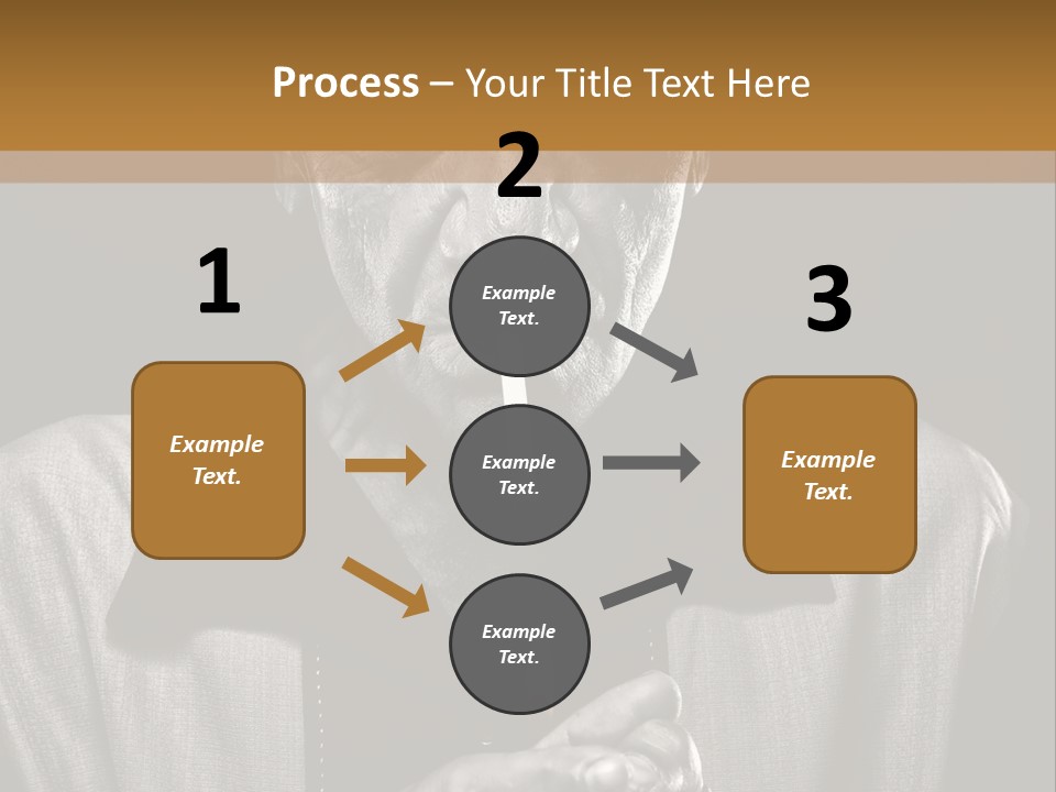 Male Face Habit PowerPoint Template