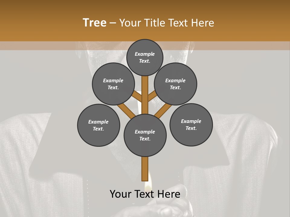 Male Face Habit PowerPoint Template