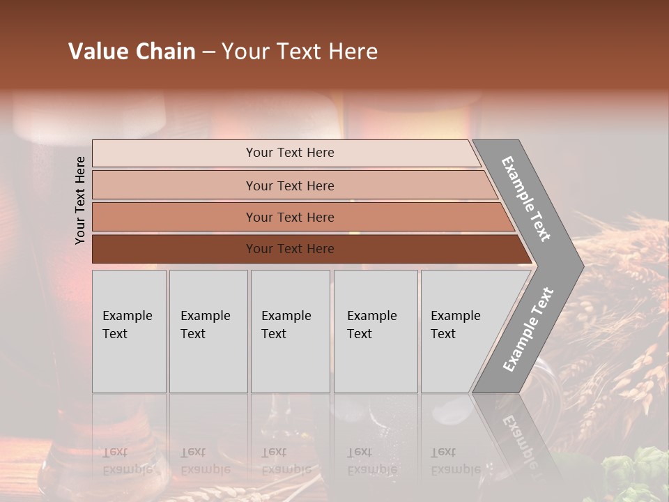 Close Black Lager PowerPoint Template