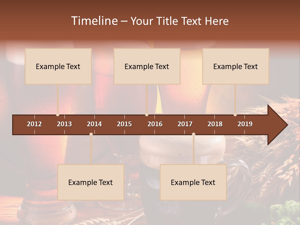 Close Black Lager PowerPoint Template