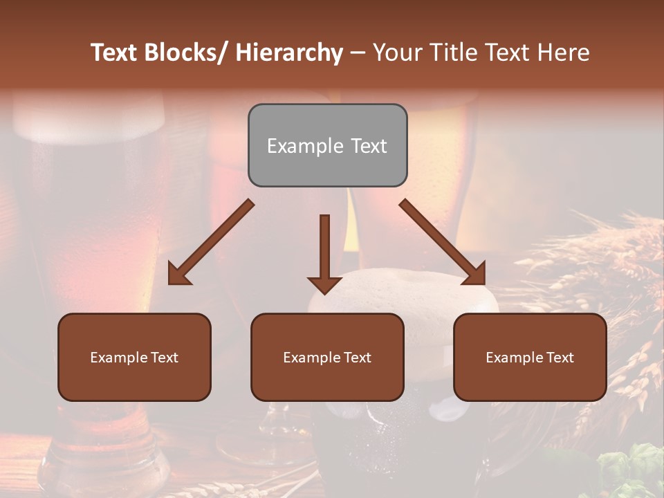 Close Black Lager PowerPoint Template