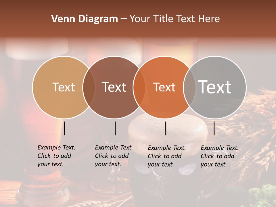 Close Black Lager PowerPoint Template