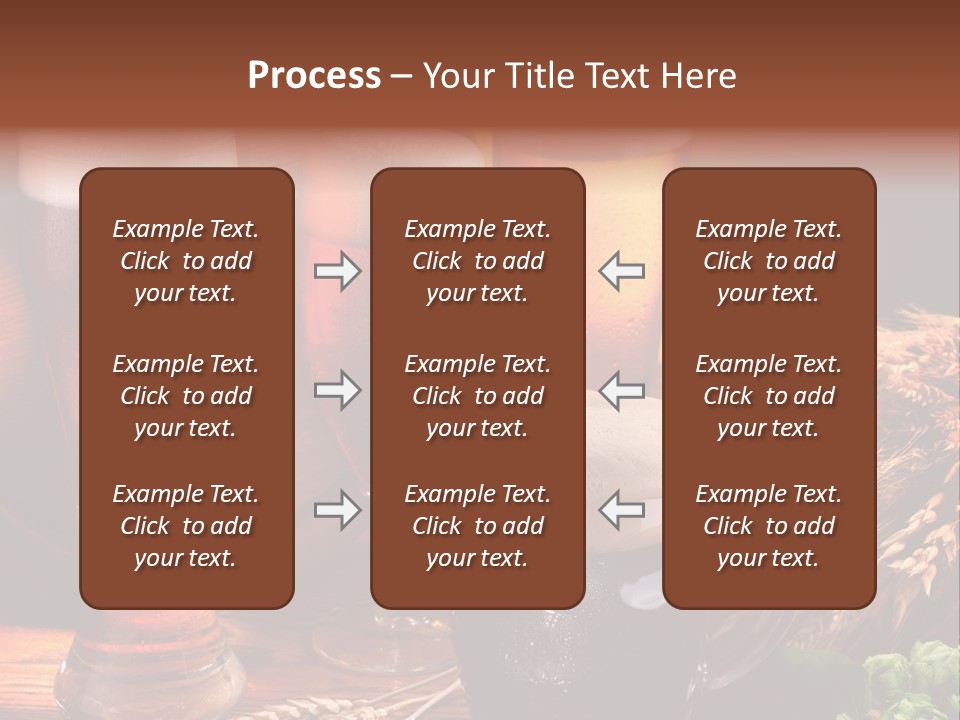 Close Black Lager PowerPoint Template