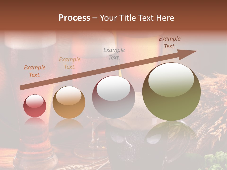 Close Black Lager PowerPoint Template