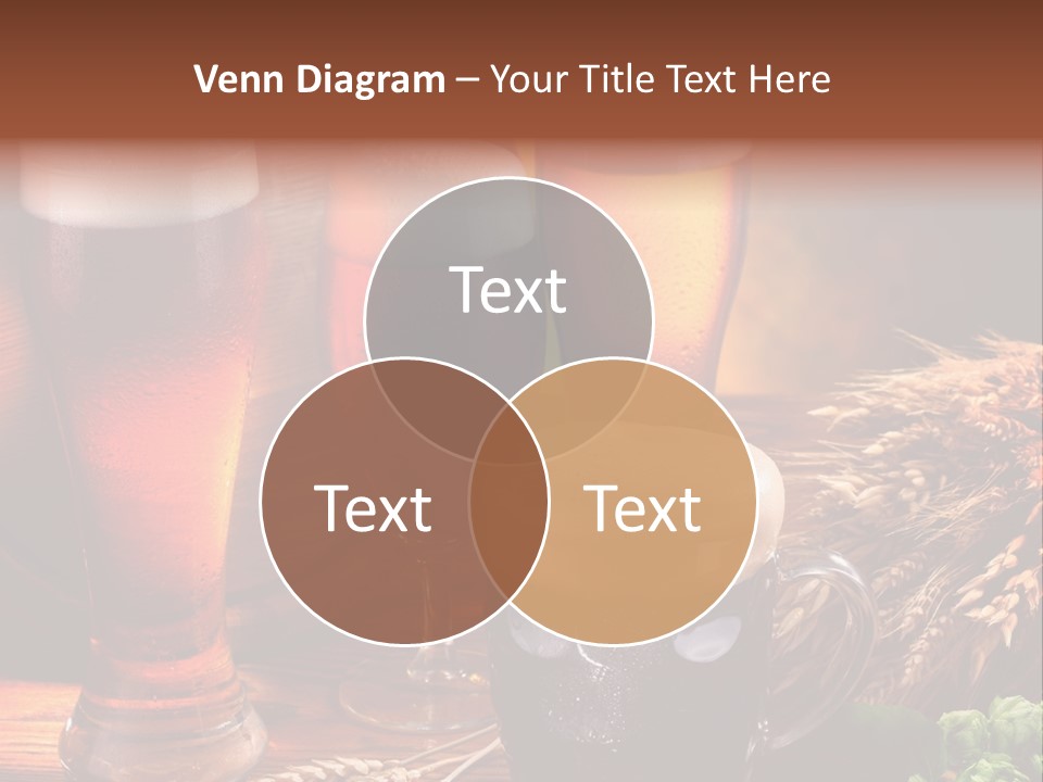 Close Black Lager PowerPoint Template