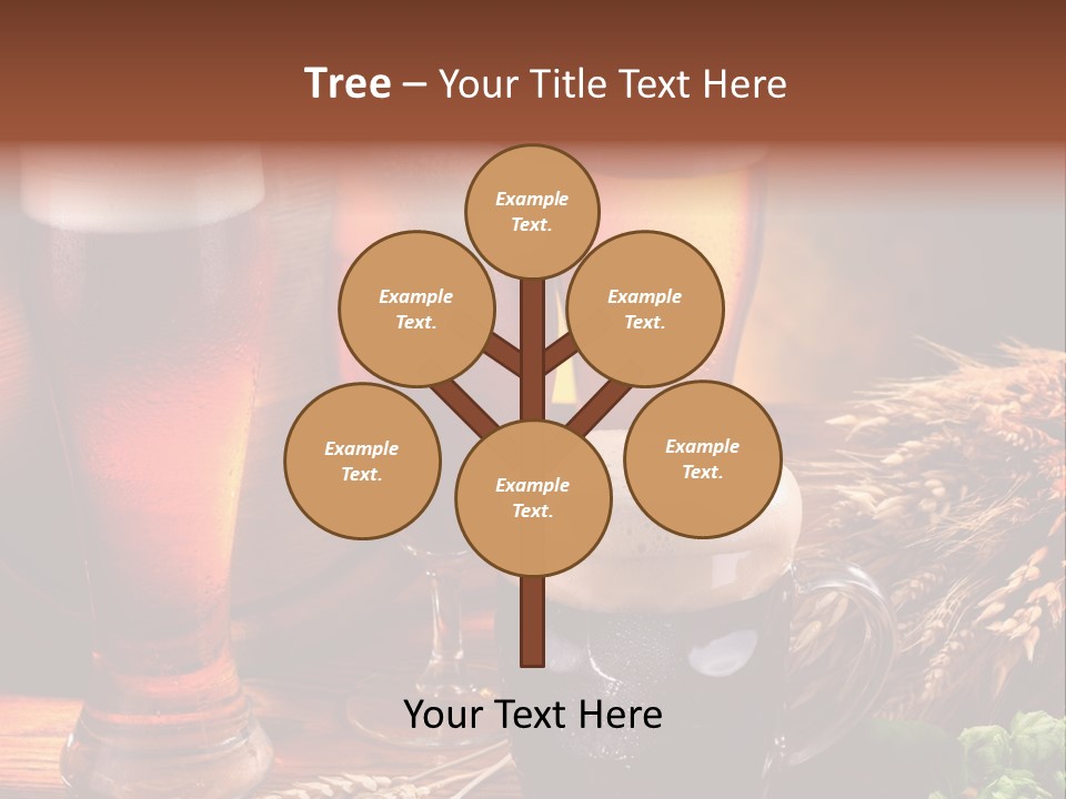 Close Black Lager PowerPoint Template