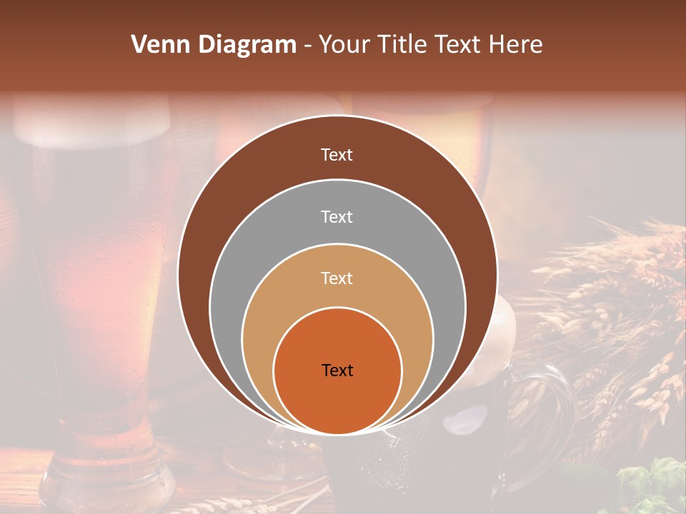 Close Black Lager PowerPoint Template