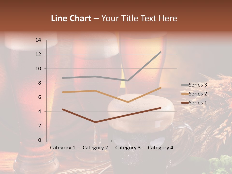 Close Black Lager PowerPoint Template