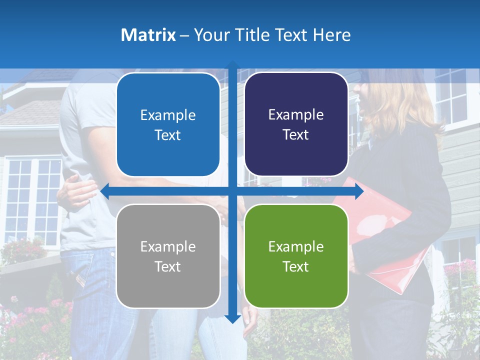 Realtor Handshake Life PowerPoint Template
