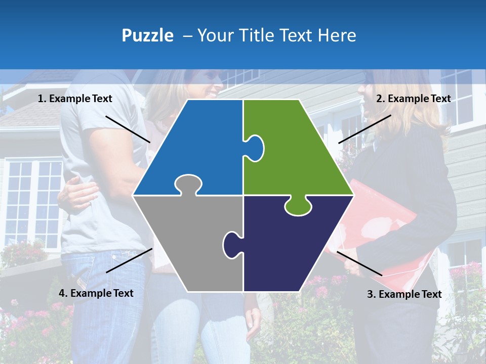 Realtor Handshake Life PowerPoint Template