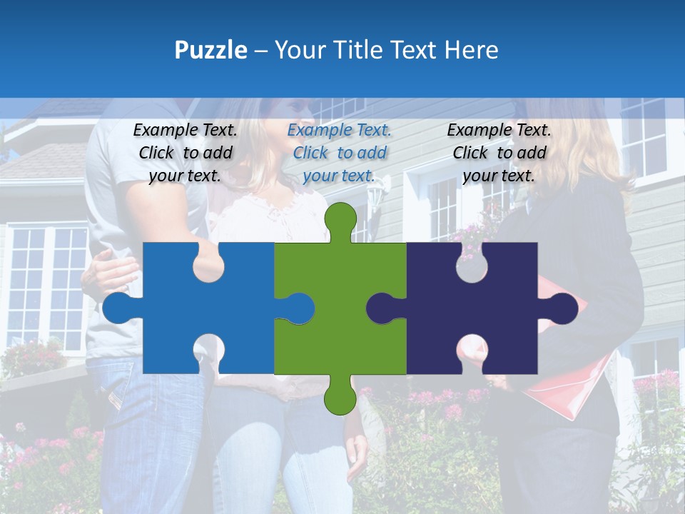 Realtor Handshake Life PowerPoint Template