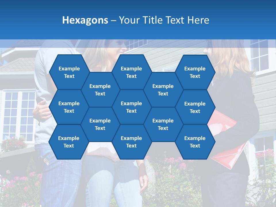 Realtor Handshake Life PowerPoint Template