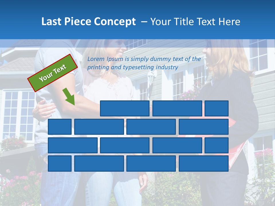 Realtor Handshake Life PowerPoint Template