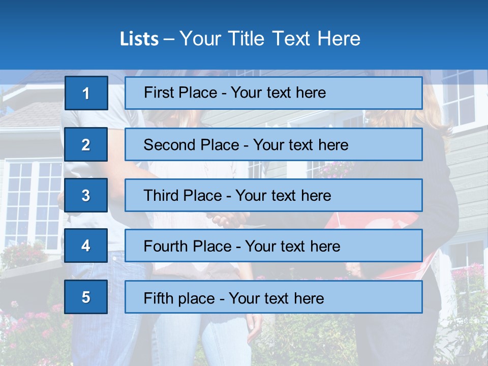 Realtor Handshake Life PowerPoint Template