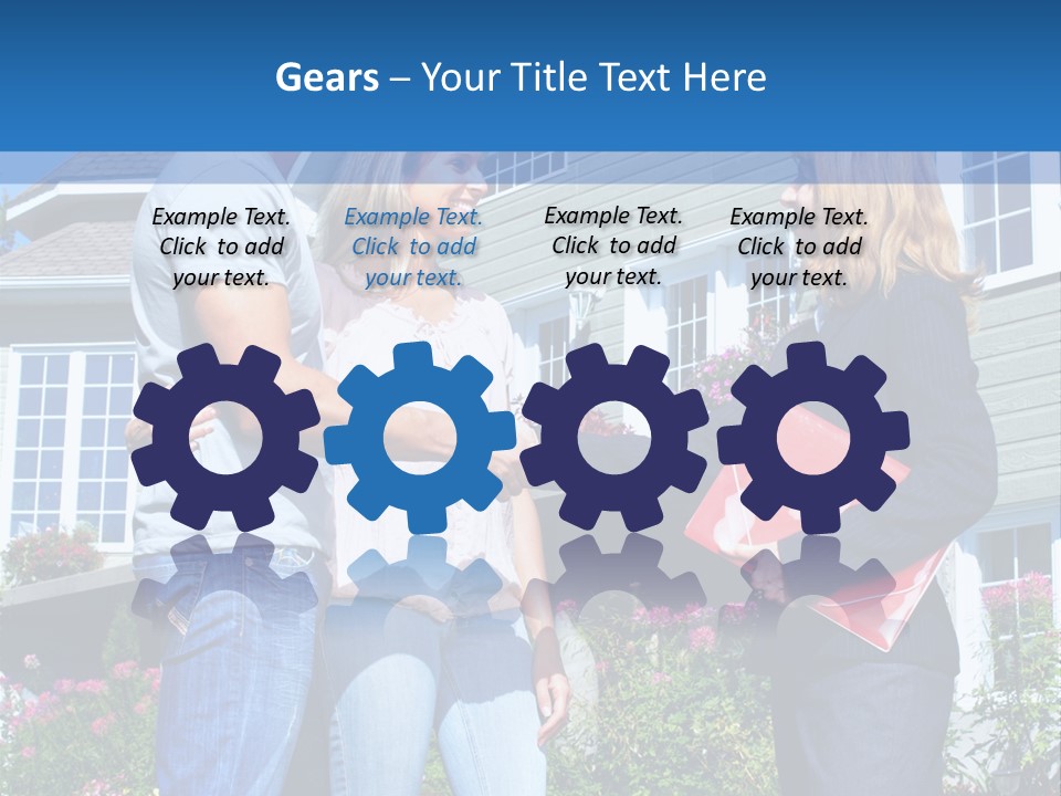 Realtor Handshake Life PowerPoint Template