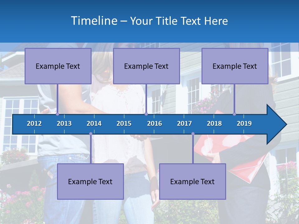 Realtor Handshake Life PowerPoint Template