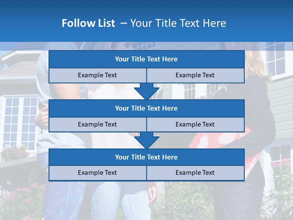 Realtor Handshake Life PowerPoint Template