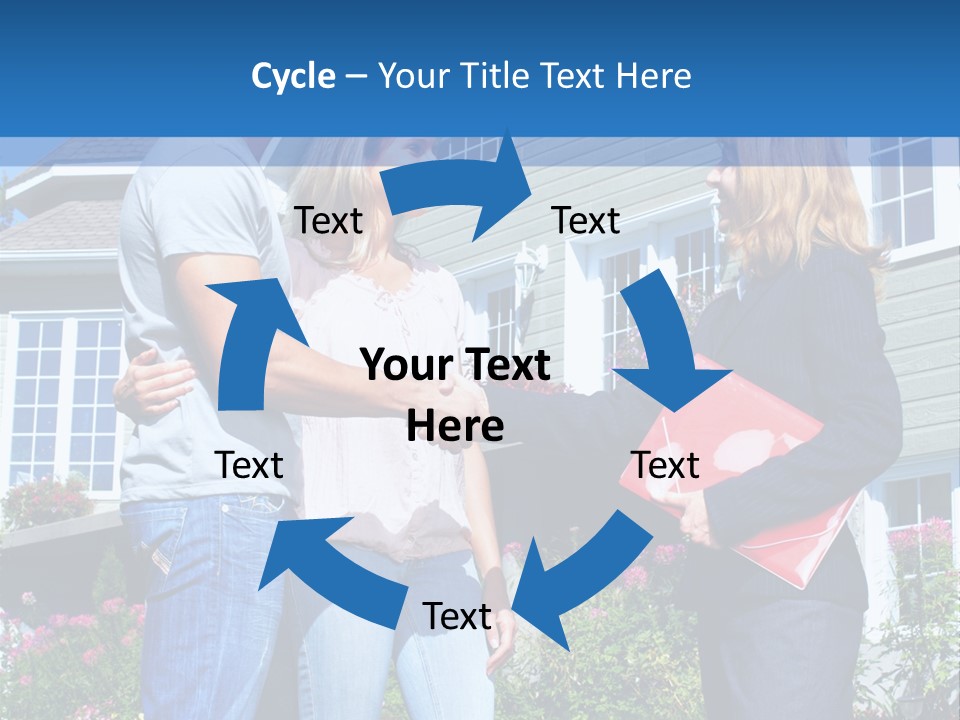 Realtor Handshake Life PowerPoint Template
