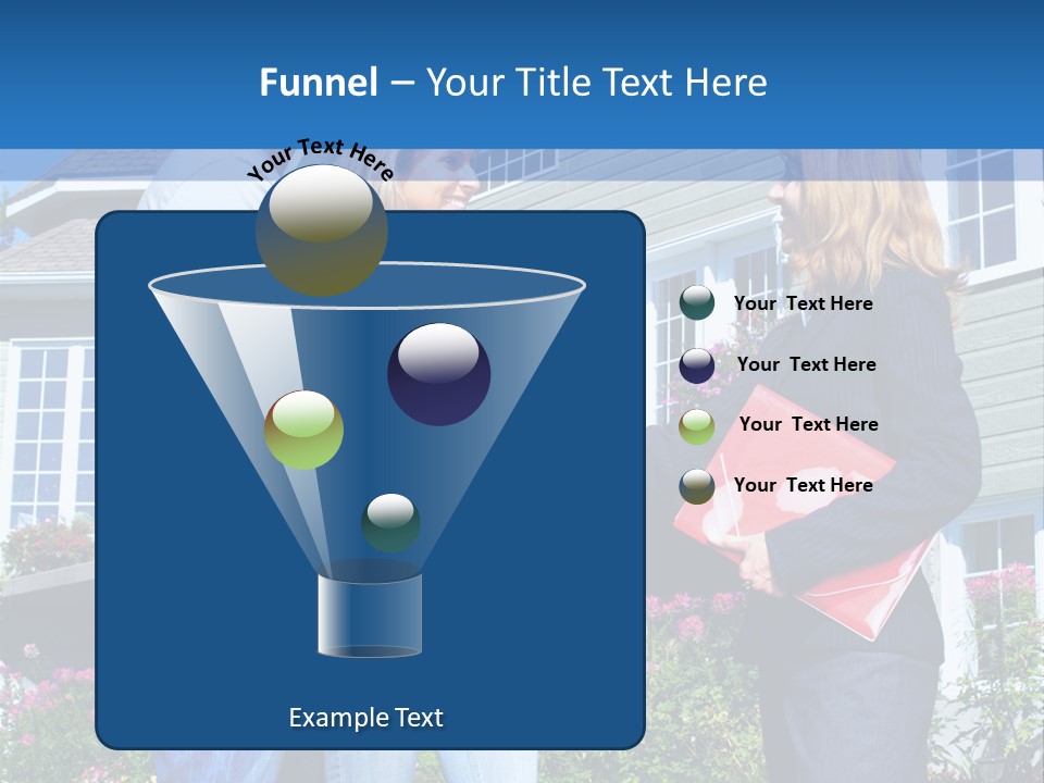 Realtor Handshake Life PowerPoint Template