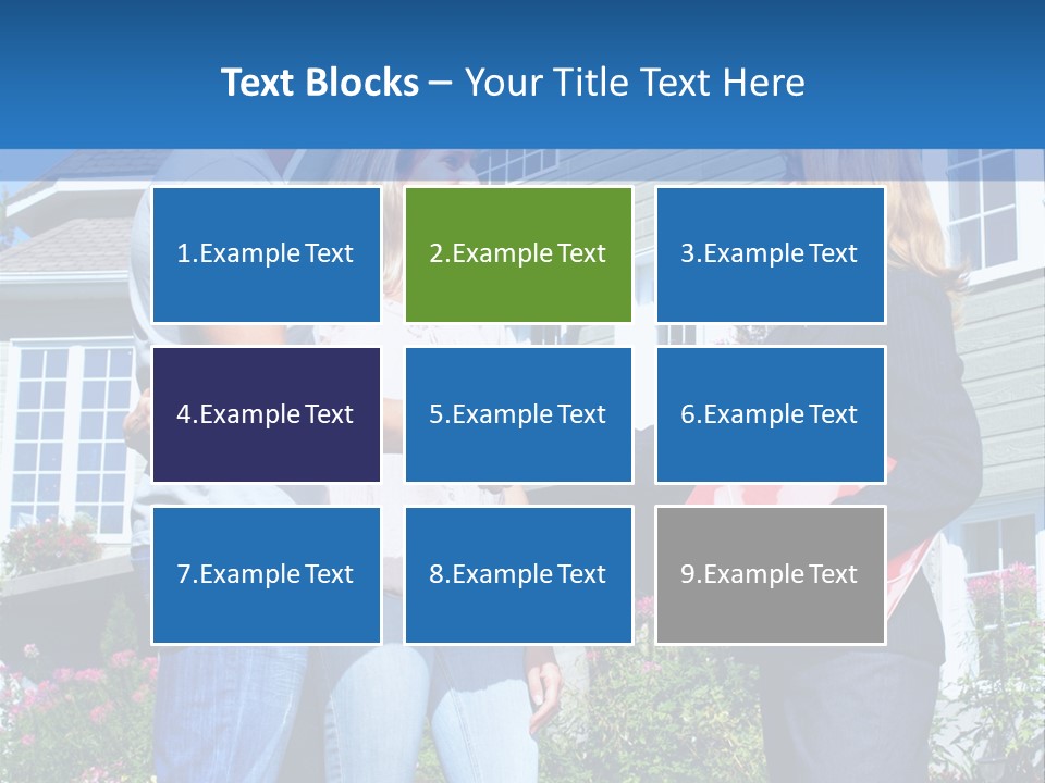 Realtor Handshake Life PowerPoint Template