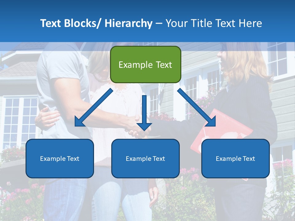 Realtor Handshake Life PowerPoint Template