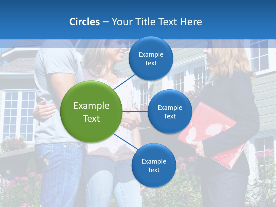 Realtor Handshake Life PowerPoint Template