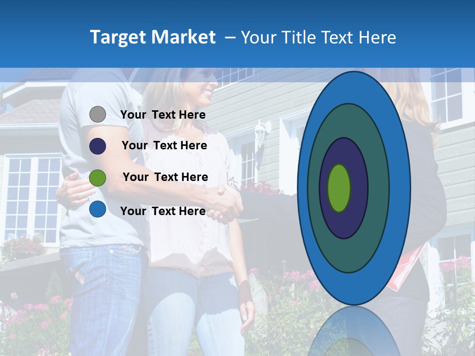 Realtor Handshake Life PowerPoint Template