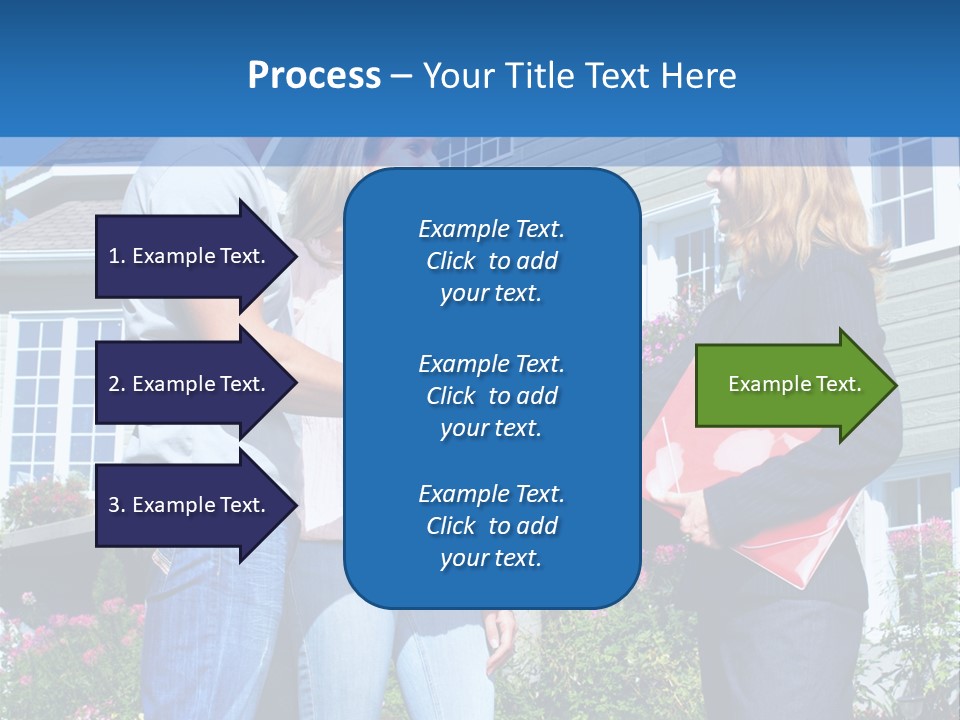Realtor Handshake Life PowerPoint Template