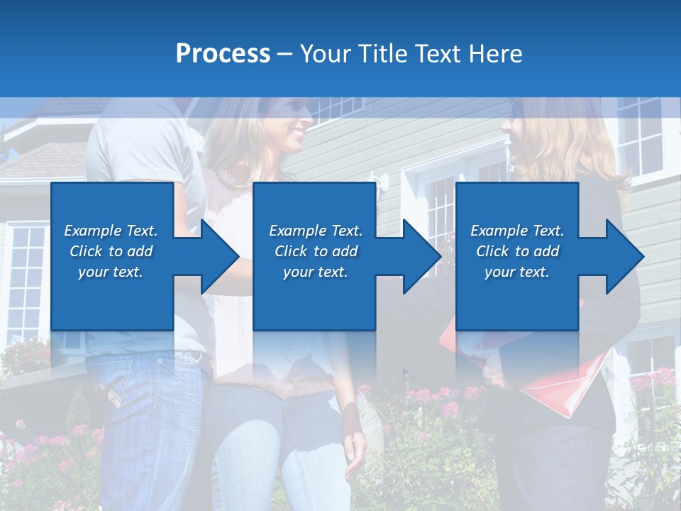 Realtor Handshake Life PowerPoint Template