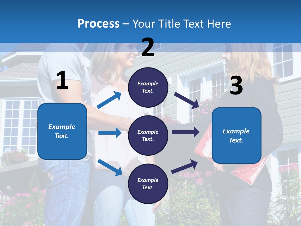 Realtor Handshake Life PowerPoint Template