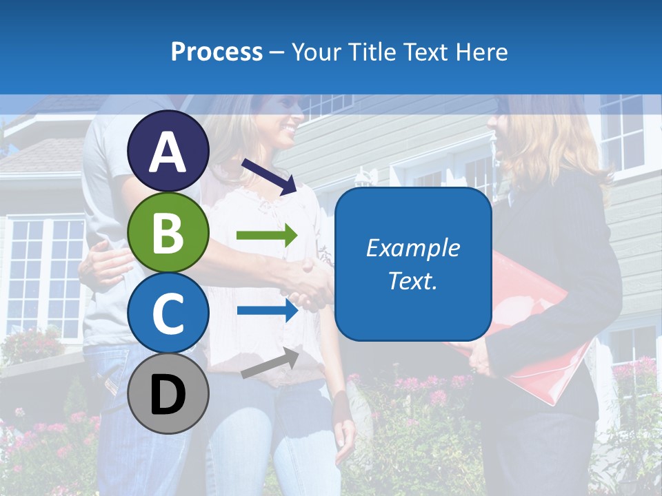 Realtor Handshake Life PowerPoint Template