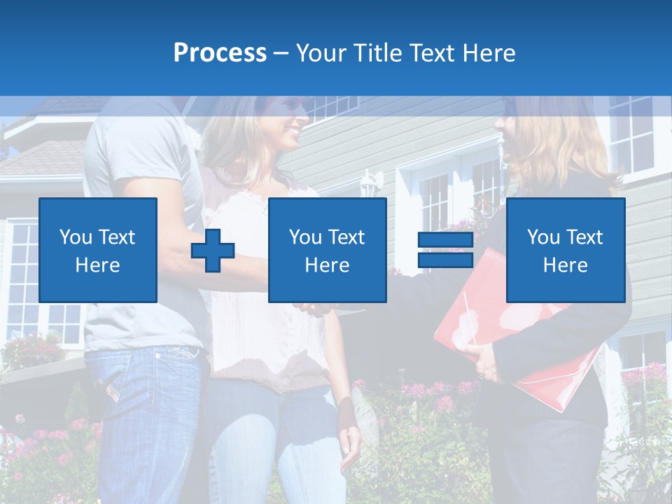 Realtor Handshake Life PowerPoint Template